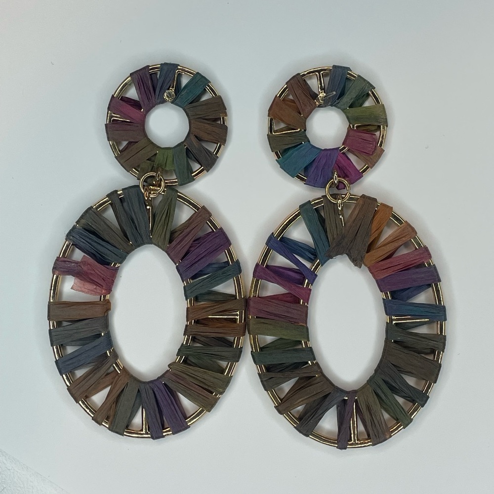 Multi Color Earrings - Picture 3 of 4